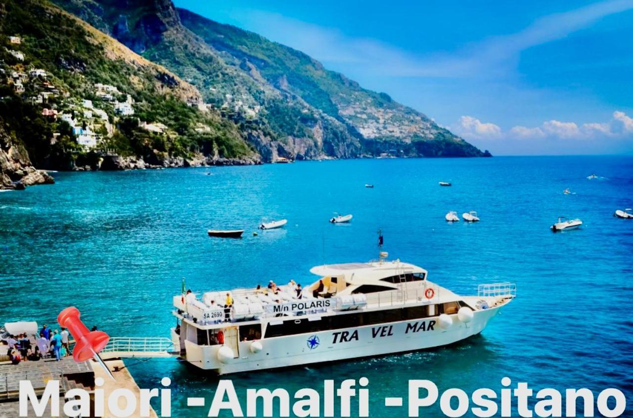 マイオーリ Linea1 Amalfi Coast 500 Mt Beachヴィラ エクステリア 写真